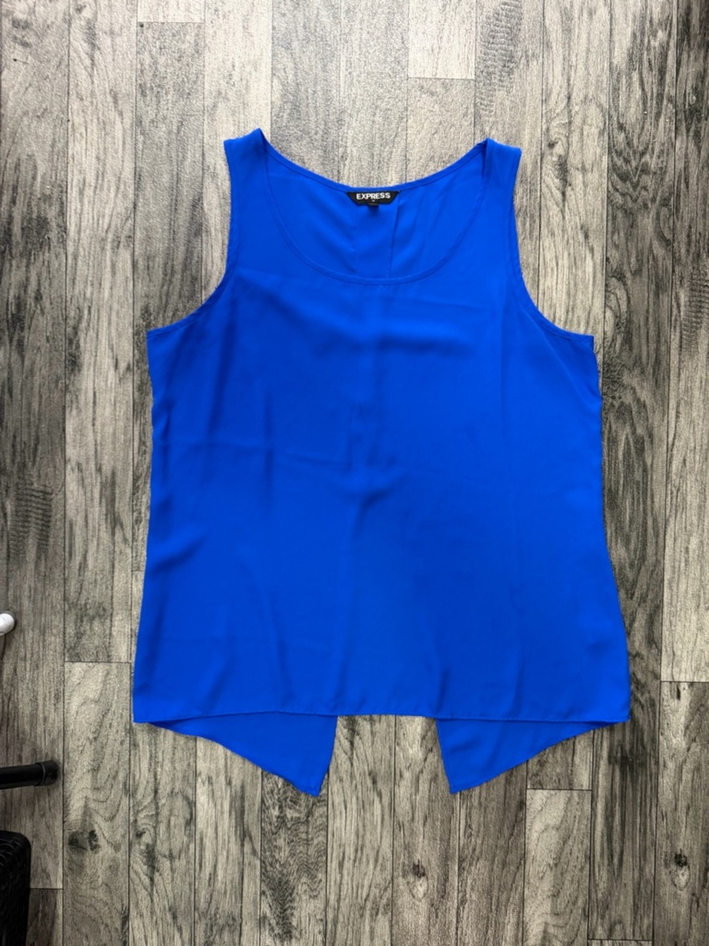 Express Women’s Royal Blue Sleeveless open back Tank Top